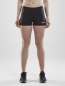 Preview: Craft Squad Laufshort Hotpants Damen - Schwarz